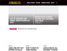 Tablet Screenshot of jumiablog.com